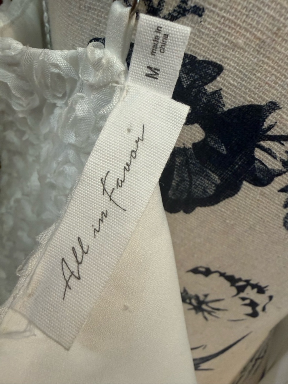 All in Favor White Rosette Spaghetti Strap Mini Dress Bridal shower (med) - Picture 7 of 16